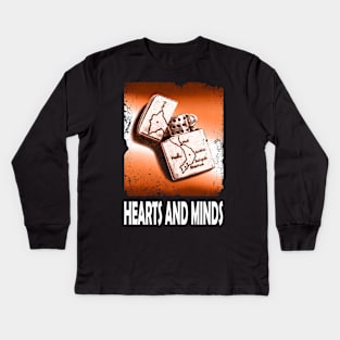 War and Peace and Minds Cinematic Apparel Kids Long Sleeve T-Shirt